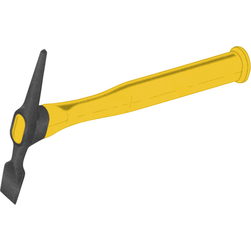 Plastic Handle Chipping Hammers, 11-7/8", 16  oz Head, Steel NTL Industrial