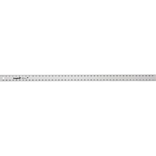 Heavy-Duty Straight Edge, 48" L, Aluminum, 1" Graduations NTL Industrial