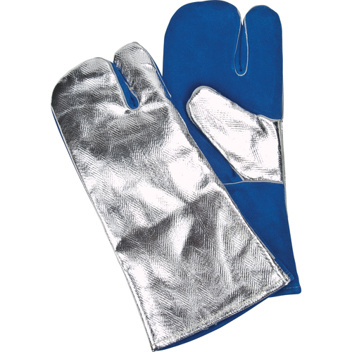Aluminum 3 Finger Mitt, Aluminized, Large NTL Industrial