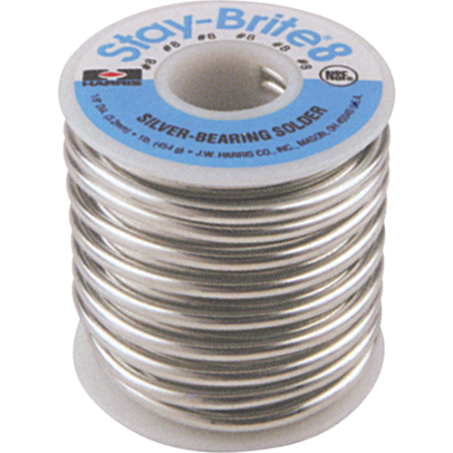 Stay Brite&reg; 8 Solder, Lead-Free, 94% Tin 6% Silver, Solid Core, 0.0625" Dia. NTL Industrial