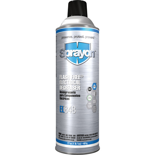 EL848 Flash Free&reg; Electrical Degreaser, Aerosol Can NTL Industrial