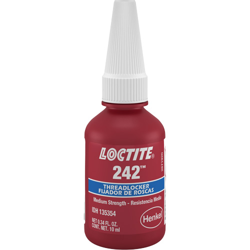 Threadlocker 242 , Blue, Medium, 10 ml, Bottle NTL Industrial