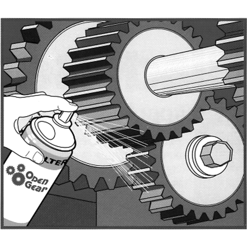 OPEN GEAR Lubricant, Aerosol Can NTL Industrial