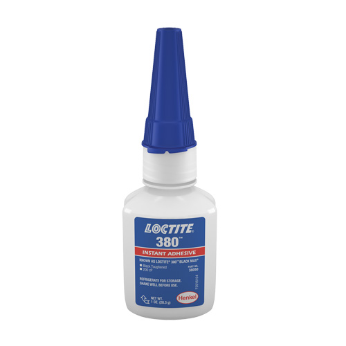 Adh&eacute;sif renforc&eacute; Black Max 380, Noir, Bouteille, 1 oz NTL Industrial