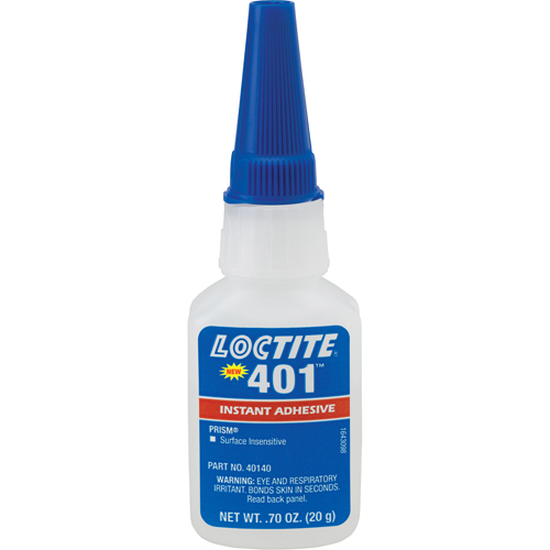 Prism 401 Instant Adhesive, Clear, Bottle, 20 g NTL Industrial