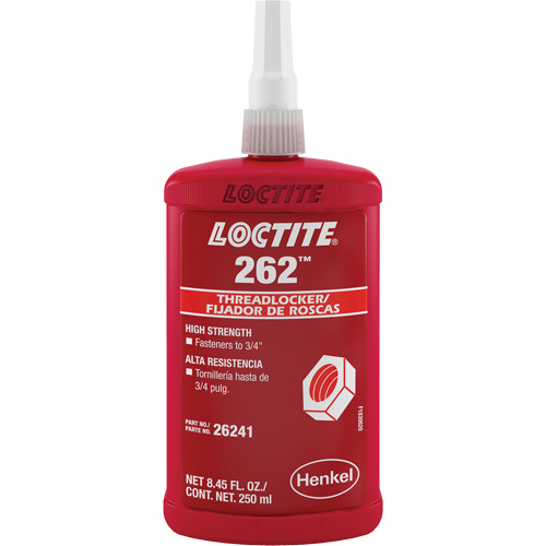 Compos&eacute; de blocage 262, Rouge, &eacute;lev&eacute;, 250 ml, Bouteille NTL Industrial