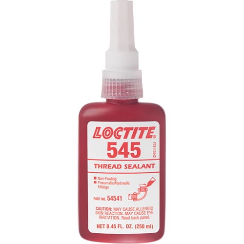 Scellant &agrave; filets 545 hydraulique/pneumatique, Bouteille, 250 ml, -54° C - 121° C/-65° F - 250° F NTL Industrial
