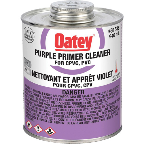 Purple Primer/Cleaner, 946 ml, Brush Top Can NTL Industrial