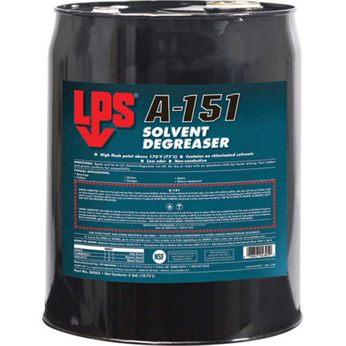 A-151 Solvent Degreaser, Pail NTL Industrial