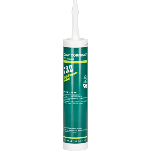 732 Silicone Sealant, Tube, Clear NTL Industrial