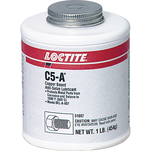 C5-A Copper Based Anti-Seize, 543 g., Brush Top Can, 1800°F (982°C) Max Temp. NTL Industrial