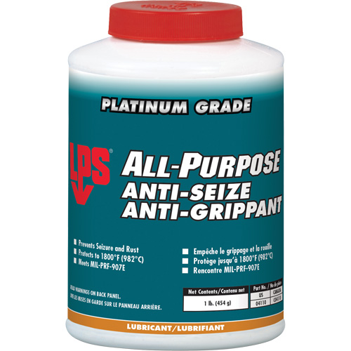 Antigrippant tout usage, 1 lb, Bouteille, 1800°F (982°C) Temp max. NTL Industrial