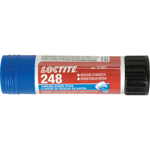 Quickstix Threadlocker 248 , Blue, Medium, 19 g, Stick NTL Industrial
