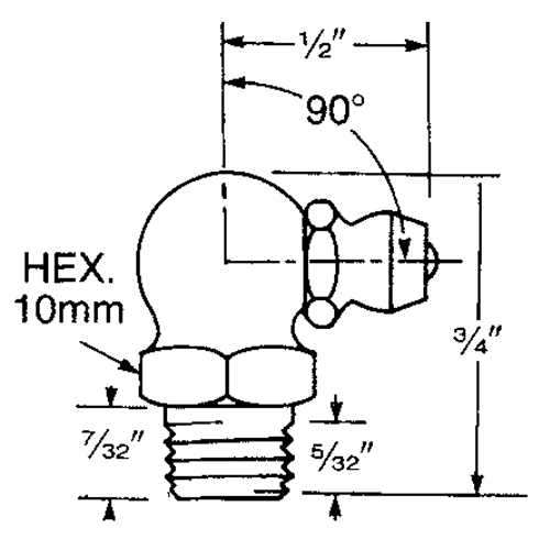 Raccord, Filetage de 8 mm NTL Industrial