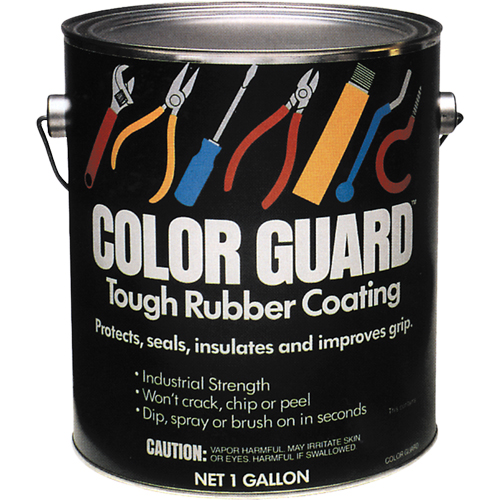 Color Guard Tough Rubber Coating, Red, Gallon NTL Industrial