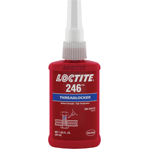 246 High Temperature Threadlocker, Blue, Medium, 50 ml, Bottle NTL Industrial
