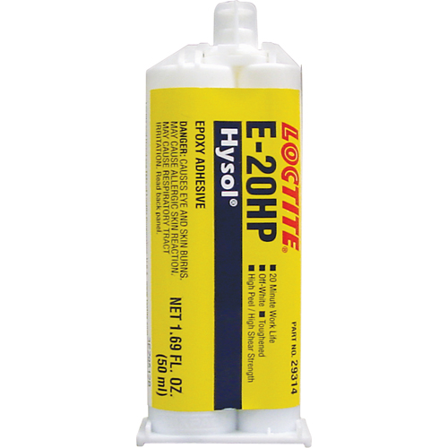 Hysol E-20HP Epoxy, Two-Part, Dual Cartridge, 104 g., Off-White NTL Industrial