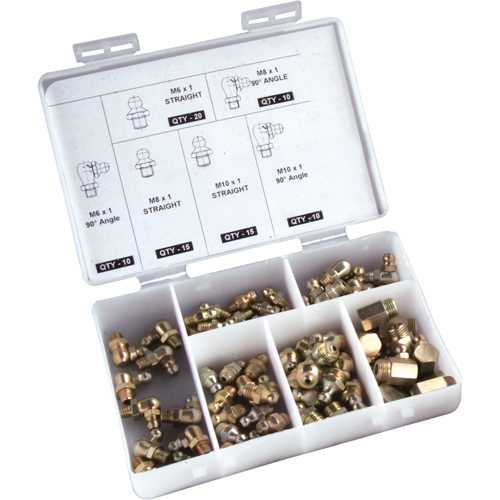 80-Piece Grease Fitting Set NTL Industrial