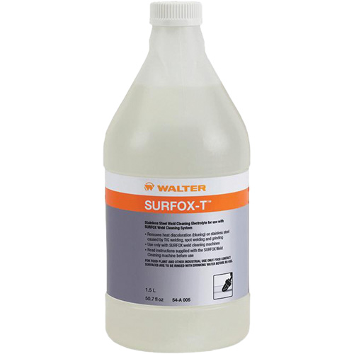SURFOX-T Weld Cleaner, 1.5 L, Bottle NTL Industrial