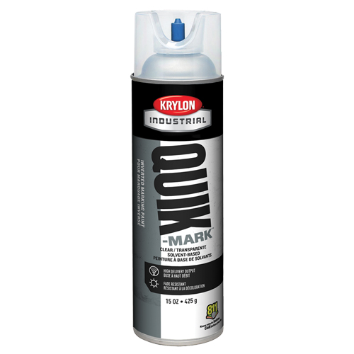 Industrial Quik-Mark Solvent-Based Inverted Marking Paint, 15 oz., Aerosol Can NTL Industrial