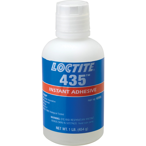 435 Surface Insensitive Instant Adhesive, Clear, Bottle, 454 g NTL Industrial
