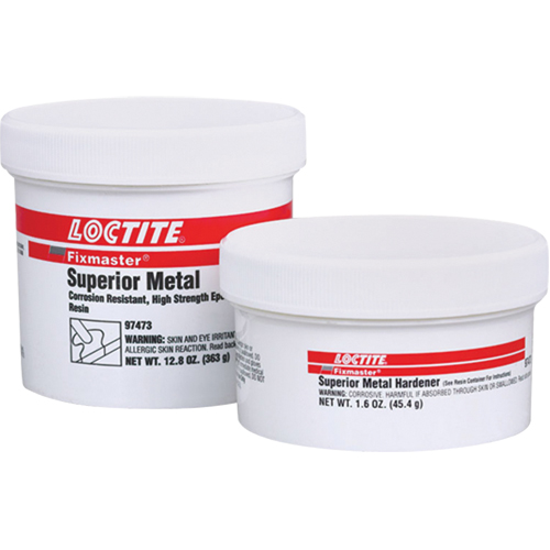 Adh&eacute;sif sup&eacute;rieur pour le m&eacute;tal Fixmaster, 647 g, Trousse, Un composant, Gris NTL Industrial