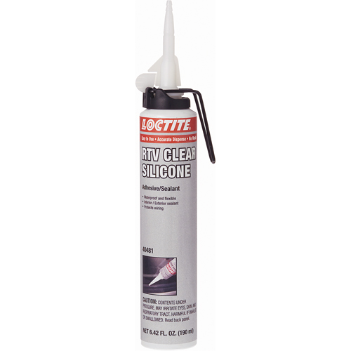 Superflex RTV Silicone Adhesive Sealant, Cartridge, Clear NTL Industrial
