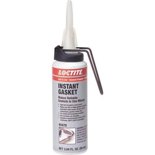 Scellant &agrave; joints Instant Gasket, Cartouche, Noir NTL Industrial