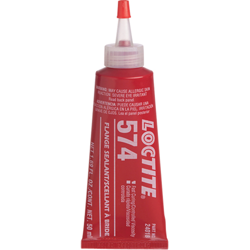 Scellant &agrave; collerettes 574 &agrave; s&eacute;chage rapide, Tube, Orange NTL Industrial