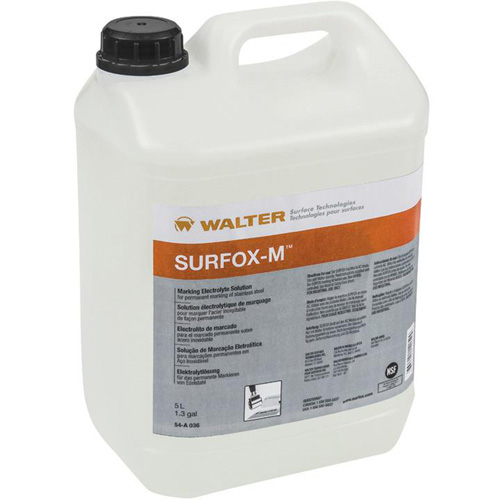 Solution &eacute;lectrolyte de marquage pour acier inoxydable SURFOX-M NTL Industrial