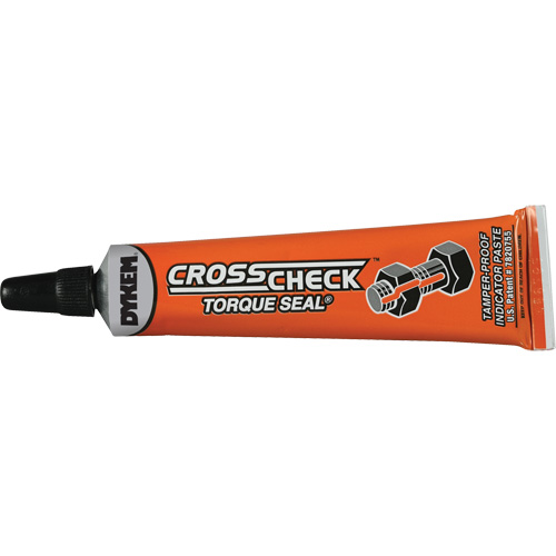Cross Check Torque Seal&reg; Tamper-Proof Indicator Paste, 1 fl. oz., Tube, Orange NTL Industrial