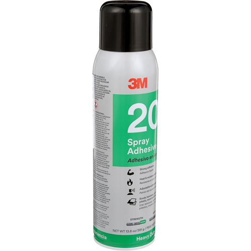 20 Heavy Duty Spray Adhesive, Clear, Aerosol Can NTL Industrial