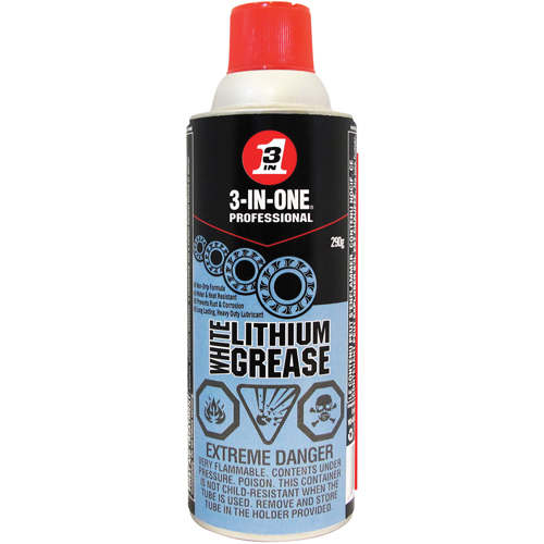 3-IN-1&reg; White Lithium Grease, Aerosol Can NTL Industrial