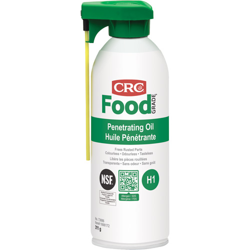 Huile p&eacute;n&eacute;trante pour usine alimentaire, Canette a&eacute;rosol, 312 g NTL Industrial