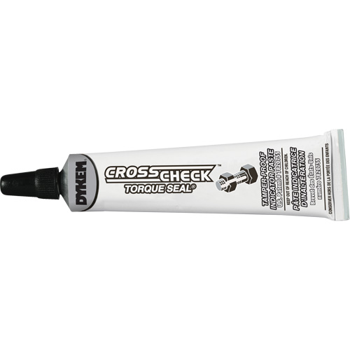 Cross Check Torque Seal&reg; Tamper-Proof Indicator Paste, 1 fl. oz., Tube, White NTL Industrial