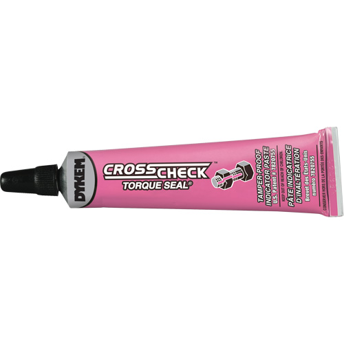 P&acirc;te indicatrice inviolable Cross-Check Torque Seal, 1 liq. oz., Tube, Rose NTL Industrial