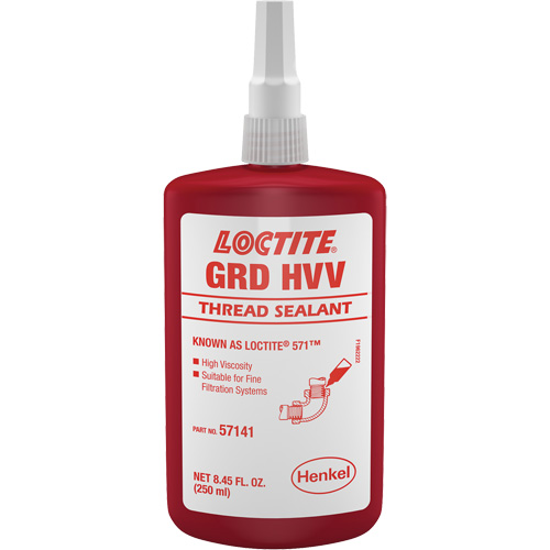 571 Thread Sealant, Bottle, 250 ml, -54° C - 149° C/-65° F - 300° F NTL Industrial