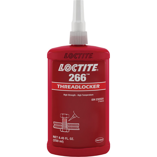 Compos&eacute; de blocage 266, Rouge, &eacute;lev&eacute;, 250 ml, Bouteille NTL Industrial