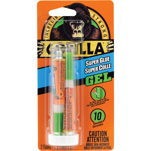 Super Glue Gel, 2 x 3 g, Tube, Clear NTL Industrial