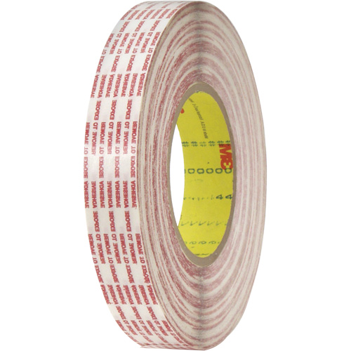 Double-Coated Tape, Polypropylene, 13 mm (1/2") W x 110 m (360') L, 6 mils Thick NTL Industrial