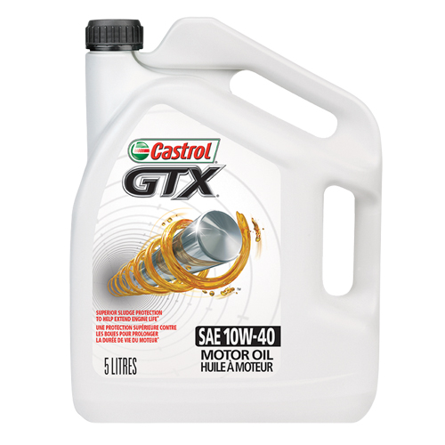 GTX&reg; 10W40 Motor Oil, 5 L, Jug NTL Industrial