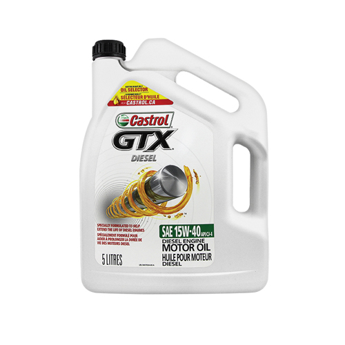 GTX&reg; DIESEL 15W40 Motor Oil, 5 L, Jug NTL Industrial