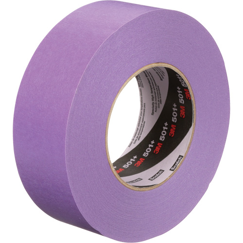 501+ Specialty High-Temperature Masking Tape, 36 mm (1-1/2") x 55 m (180'), Purple NTL Industrial