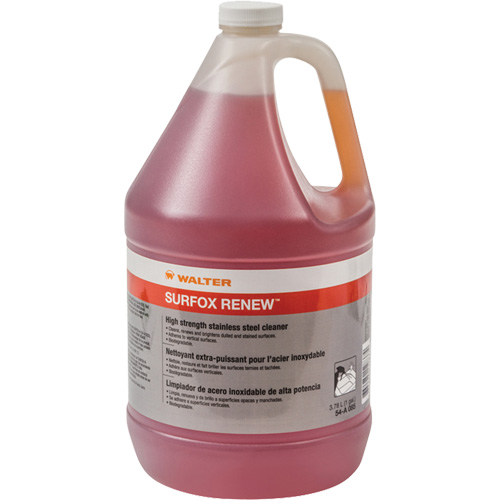 Surfox Renew Stainless Steel Cleaner, 3.78 L, Gallon NTL Industrial
