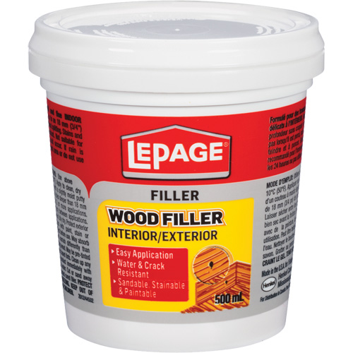 Interior and Exterior Wood Filler, 500 ml NTL Industrial