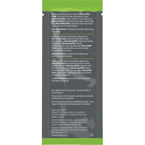 MicroPro Pack&reg; Microbial Cleaning Agent, 0.5 oz., Packet NTL Industrial