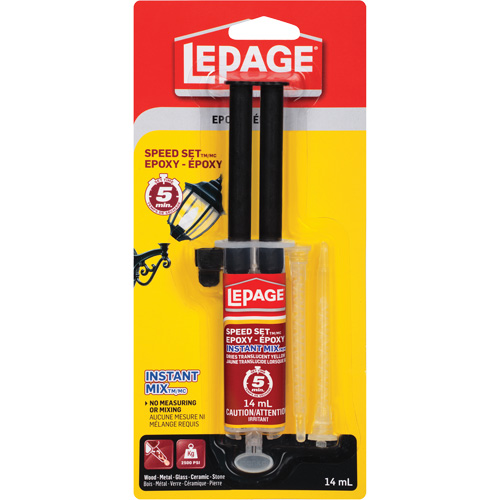 Speed Set Epoxy, 14 ml, Epoxy, Two-Part, Off-White NTL Industrial