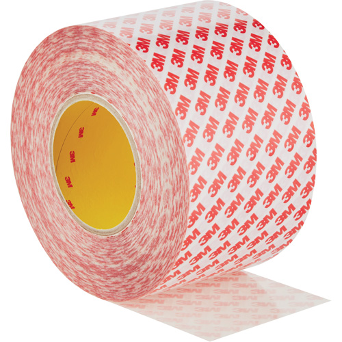 Ruban adh&eacute;sif double face, Polyester, 100 mm (3,93") la x 50 m (164') lo, 8 mils &eacute;pais NTL Industrial
