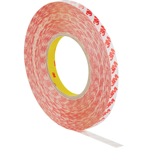 Double-Sided Adhesive Tape, Polyester, 19 mm (0.75") W x 50 m (164') L, 8 mils Thick NTL Industrial