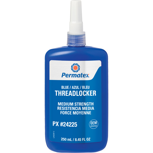 Threadlocker, Blue, Medium, 250 ml, Bottle NTL Industrial